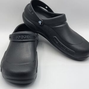 CROCS Men's Classic Black Sandals Non-Slip‎ Bottoms SIZE 12  #1660